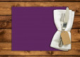 set de table personnalisé Aubergine