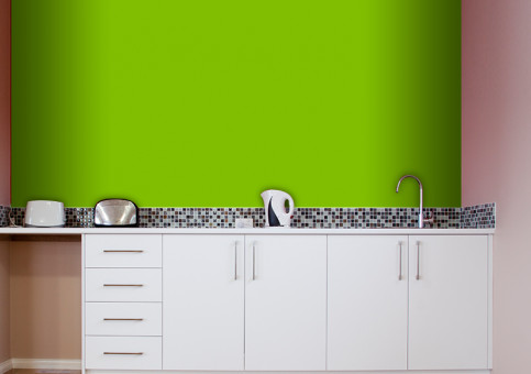 Habillage mural Citron vert