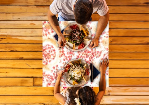 Plateau de table personnalisé Graines et sucre