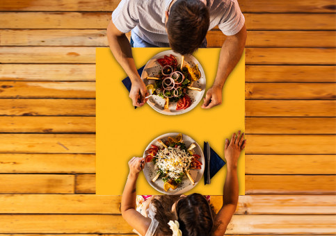 Plateau de table personnalisé Soleil