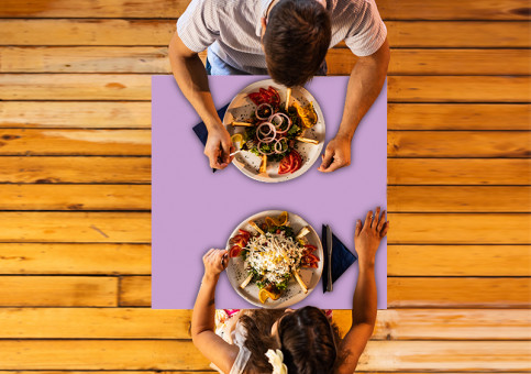 Plateau de table personnalisé Guimauve