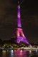 Habillage de porte Tour Eiffel Rose